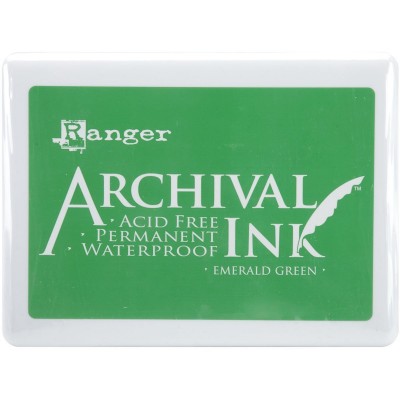 Ranger - Archival Ink pad couleur «Emerald Green»